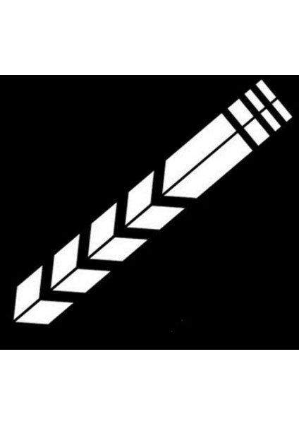 Şık Tasarım Motosiklet Çamurluk Sticker Siyah 34*5,5 cm fırsatları