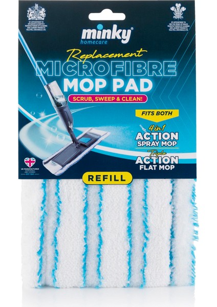 Minky Triple Action Mikrofiber Mop Yedek Bezi