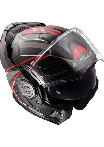 Advant x Karbon Future 2 Kırmızı Çene Açılır Kask modelleri