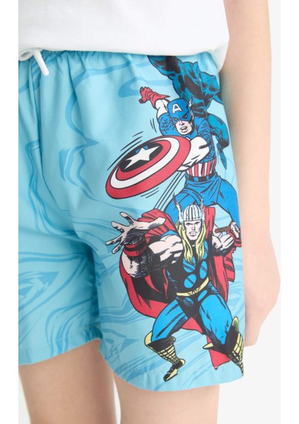 Erkek Çocuk Marvel Comics Deniz Şortu E5552A825HS