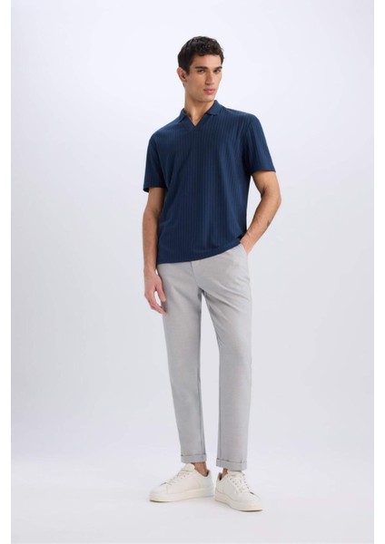 Jogger Fermuarlı Paça Yazlık Kumaş Pantolon E4779AX25SM modelleri