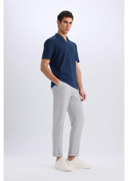 Jogger Fermuarlı Paça Yazlık Kumaş Pantolon E4779AX25SM fırsatları