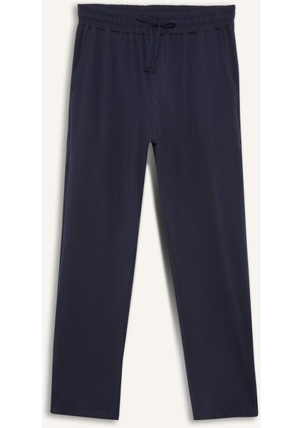 Pijama Takımı Regular Fit Çizgili Kısa Kollu Üst Uzun Alt E0514AX25SM