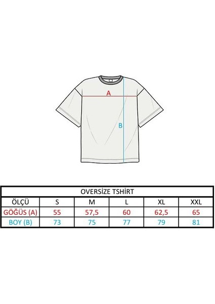 Sevimli Ejderha Baskılı Oversize Tişört – Ateş Gibi Tatlı, Stil Gibi Güçlü! 🐉🔥