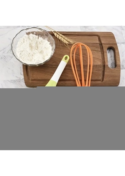 Silikon Saplı 2 Işlevli Çırpıcı (Balon ve Düz)