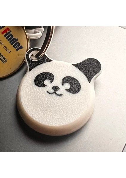 Airtag Için Panda Temalı Kılıf