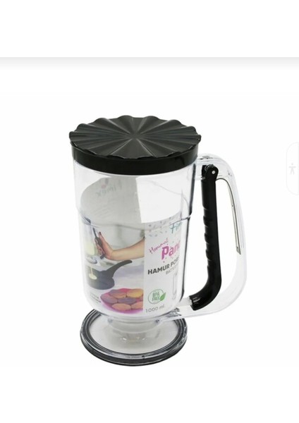 Brave Valıant Ölçülü Hamur Dağıtıcı Kolay Akıtma Kabı Şekillendirici Pancake Krep Waffle