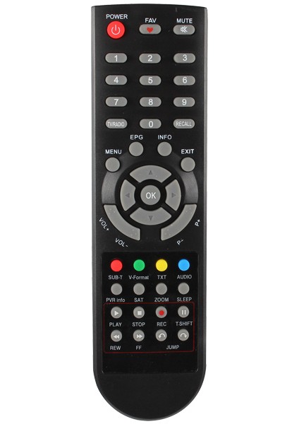 Huayu Kr Sunny 14800 Hd Uydu Kumandası (32811=30674) (4457)