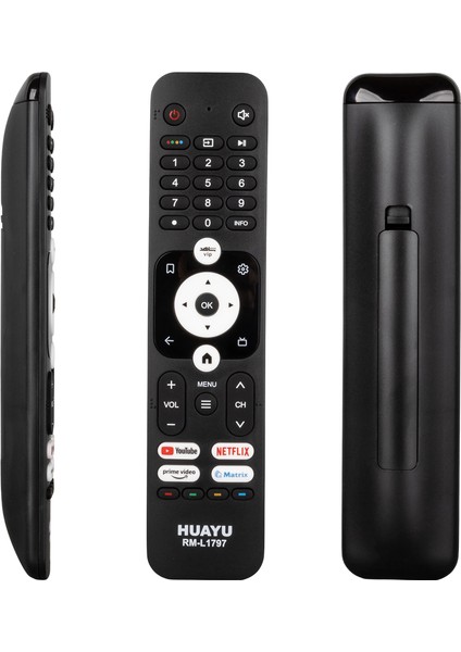 RM-L1797 Haıer Youtube-Netflıx-Prıme Vıdeo Tuşlu Lcd-Led Tv Kumanda (4457)