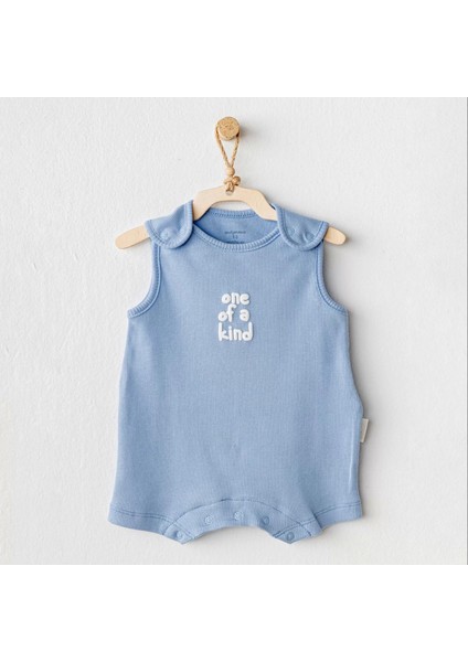 Andywawa AC25895 Romper Basic Bebek Tulum Blue