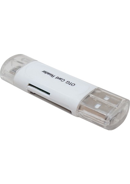 USB To Mıcro USB + Kart Okuyucu Otg Çevirici (4457)