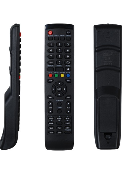Küçük Kalıp Profılo-Sanyo-Blaupunkt-Awox LCD LED Tv Kumanda (70118=40121=18463) (4457)