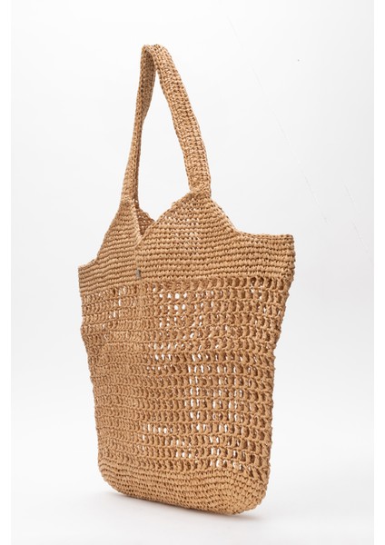 Kadın Hasır El Yapımı Omuz Çantası Zy 25004 Keten fiyatları