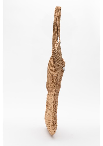 Kadın Hasır El Yapımı Omuz Çantası Zy 25004 Keten modelleri