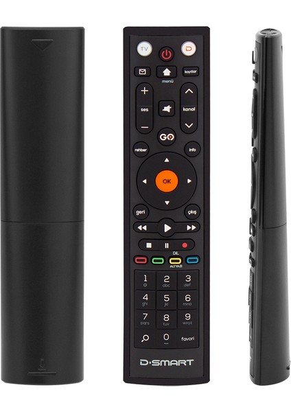 Orjinal Kr D-Smart Hd Blue Go Tuşlu Yeni Nesil Uydu Kumandası (4457)