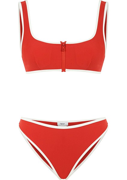 Kontrast Biyeli Bikini Seti TS1250038012034