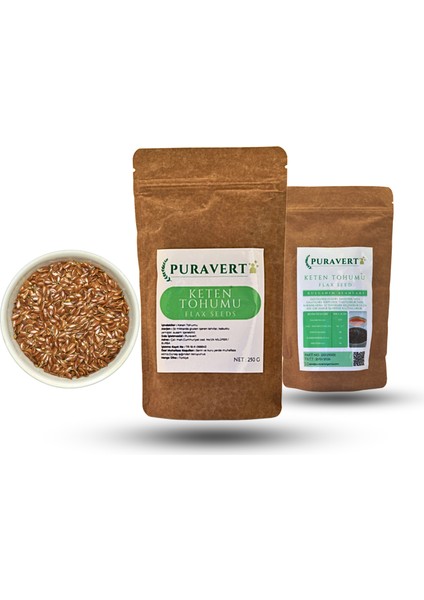 Katkısız Keten Tohumu 100 gr