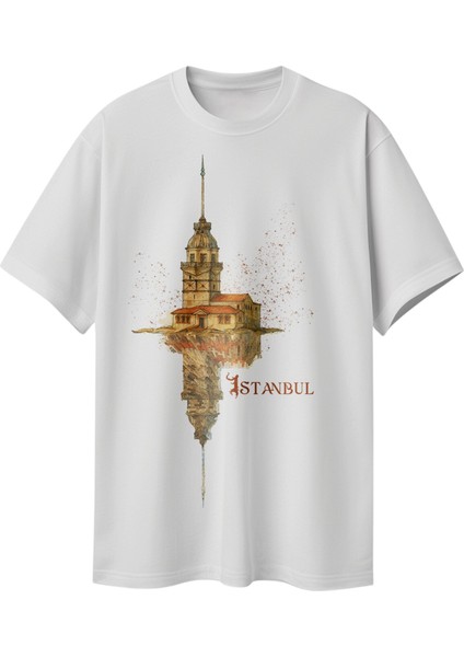 Büyük Beden Dijital Baskılı T-Shirt
