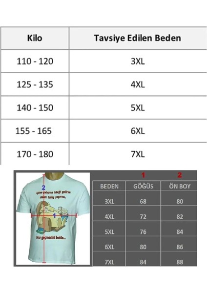 Büyük Beden Dijital Baskılı T-Shirt modelleri