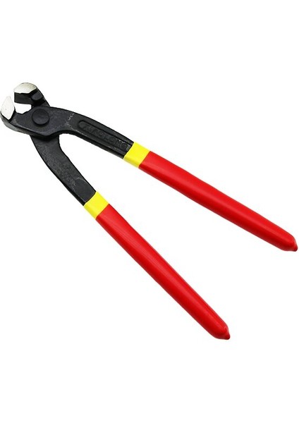 Siyah Kerpeten Sarı Kırmızı Silikon Sap Kılıflı 18CM (4457)
