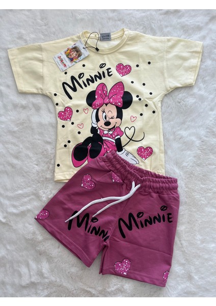 Minnie Şortlu Kız Takım