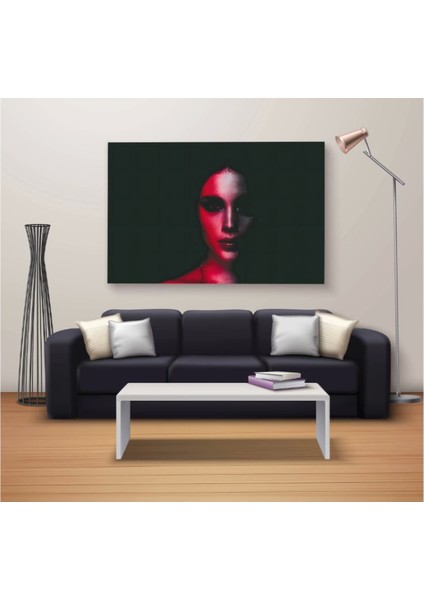 - Dekoratif Baskı Özel Tasarım Dikdödrtgen Kanvas Tablo 1552