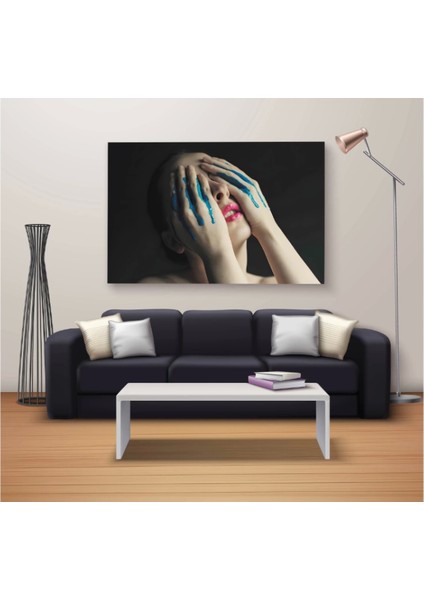 - Dekoratif Baskı Özel Tasarım Dikdödrtgen Kanvas Tablo 1648