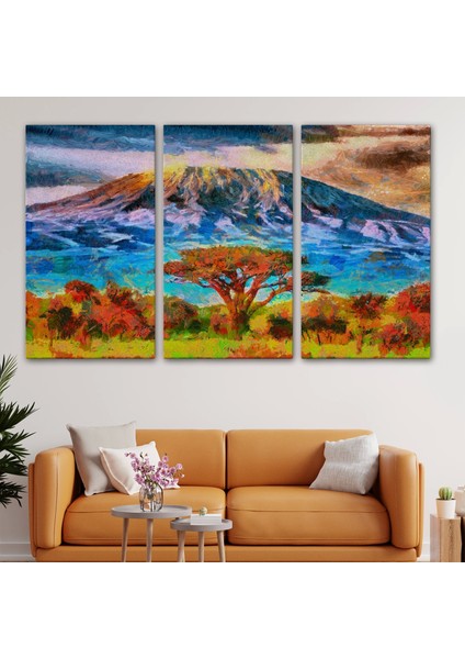 - Tanzanya Kilimanjaro Dağı Manzarası Duvar TABLOSU-3480 modelleri