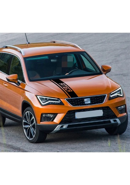 Seat Ateca Ön Kaput Şerit Sticker Etiket Modeli