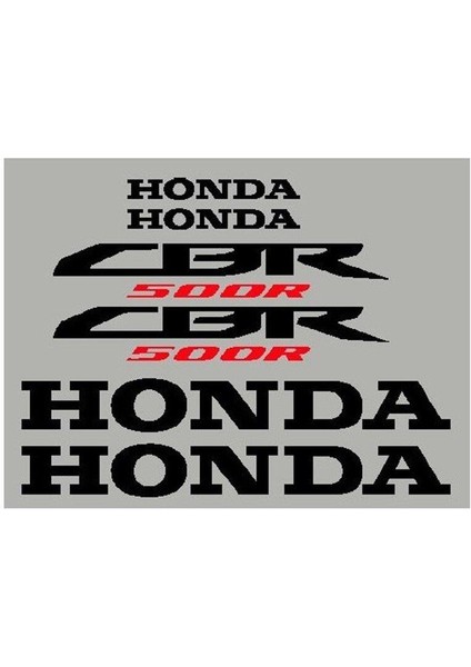 Honda CBR500R Takım Sticker Etiket Modeli