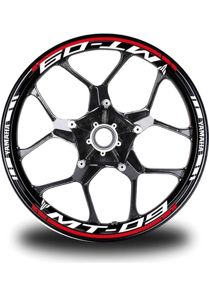 Sarı Yamaha Fz6 Takım Jant Sticker Etiket