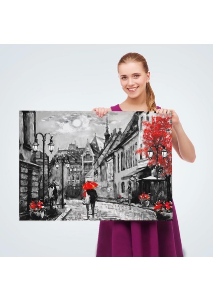 - Macaristan Budapeşte Sokak Manzarası Yağlıboya Görünüm Dekoratif Duvar TABLOSU-3546 fırsatları