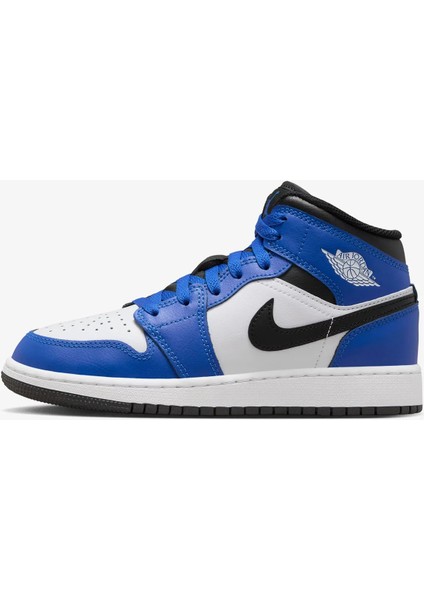 Jordan Air 1 Mid Unisex Mavi Deri Spor Ayakkabı DQ8423-402 fırsatları