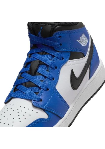 Jordan Air 1 Mid Unisex Mavi Deri Spor Ayakkabı DQ8423-402 indirimleri