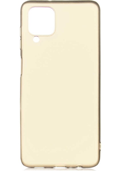 Galaxy A12 Kılıf Tkdr Premier Silikon Kapak-Gold