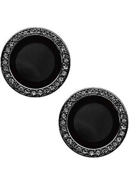 iPhone 14 Plus Uyumlu Tkdr Cl-06 Kamera Lens Koruyucu-Siyah