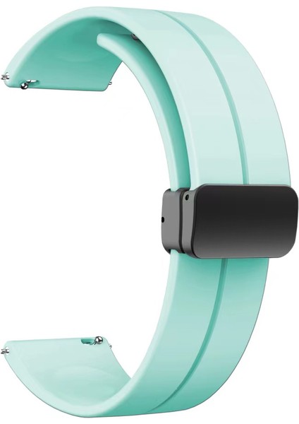 Gear S3 Krd-84 22MM Uyumlu Kordon Zore - Açık Yeşil