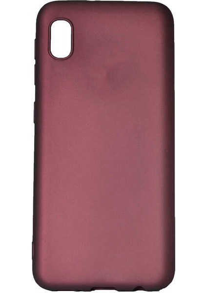 Galaxy A01 Core Kılıf Tkdr Premier Silikon Kapak-Mürdüm