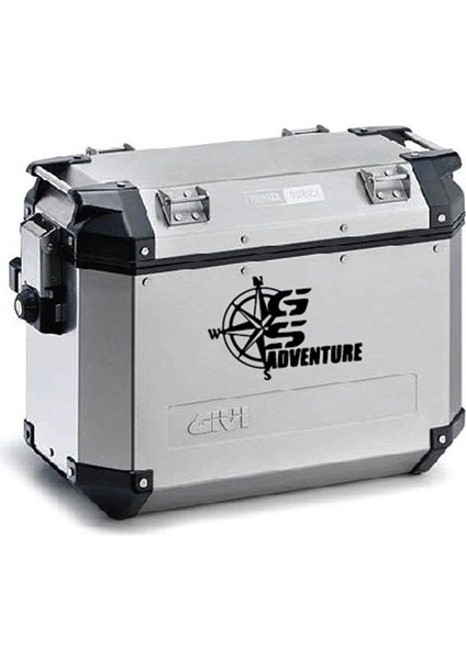 Desenli Motosiklet Çanta Sticker Etiket Modeli - 2