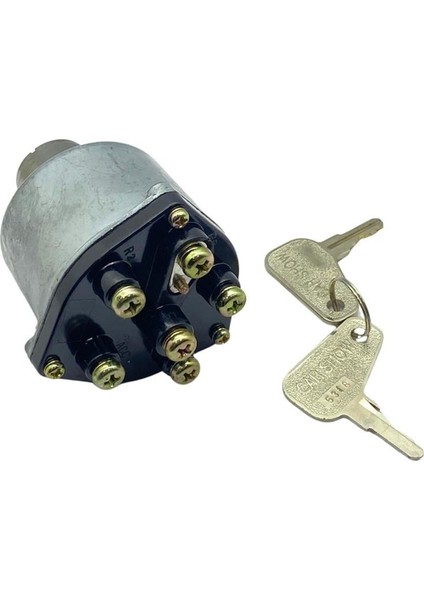 MARŞ KONTAK ANAHTARI (KIZDIRMA-I-START) (6 UÇLU) ISUZU-TCM FORKLİFT