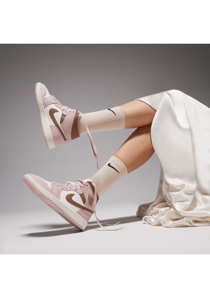 Air Jordan 1 Mid 'pink Oxford' -BQ6472-620