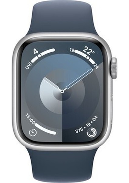 Watch Seri 9 Gps 41MM Gümüş Rengi Alüminyum Kasa Spor Kordon - M/l MR913TU/A fiyatları
