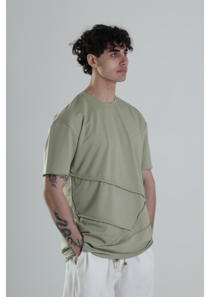 Yeşil Halat Detaylı Tasarım T-Shirt fırsatları