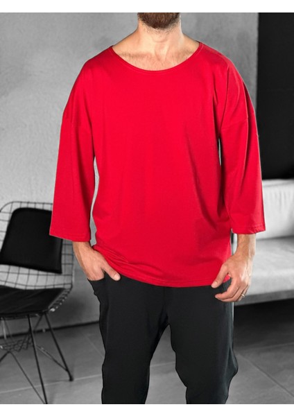 Fakir Kol Kırmızı Bohem T-Shirt