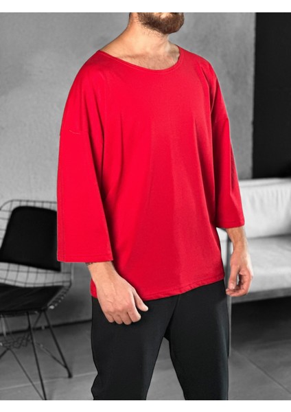Fakir Kol Kırmızı Bohem T-Shirt