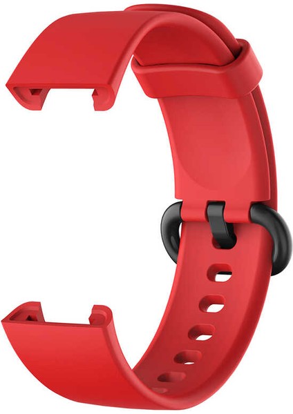 Xiaomi Redmi Watch (Mi Watch Lite) Uyumlu Klasik Kordon Zore - Kırmızı