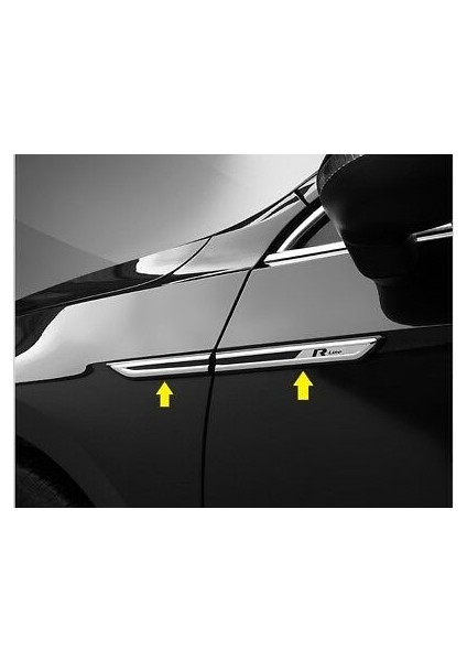 Paspasgaraji Vw Passat B8.5 Abs Krom Çamurluk Çıtası 4 Prç. R Line 2019-2023