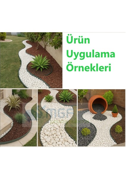 Mgf Çim Ayırıcı / Sınırlandırıcı Plastik Ayraç 25 Metre – Yeşil