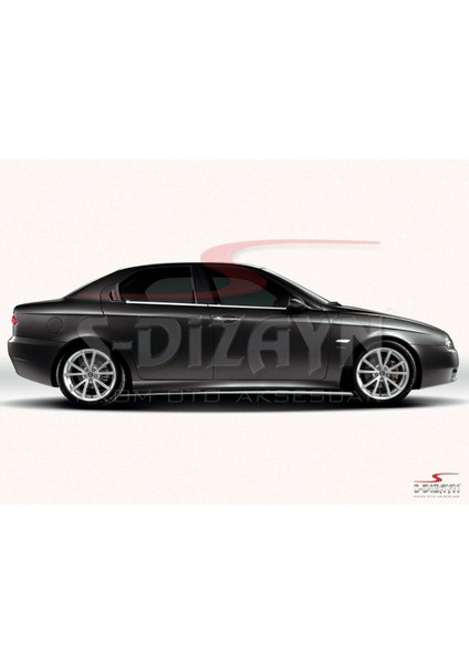 Paspasgaraji Alfa Romeo 156 Krom Cam Çıtası 4 Prç 1997-2007