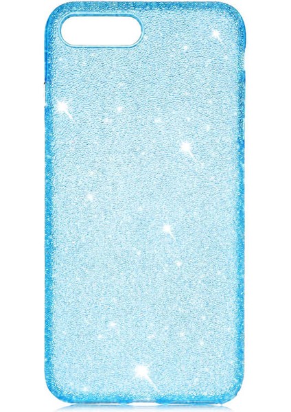 iPhone 8 Plus Kılıf ​​​tkdr Eni Kapak-Mavi